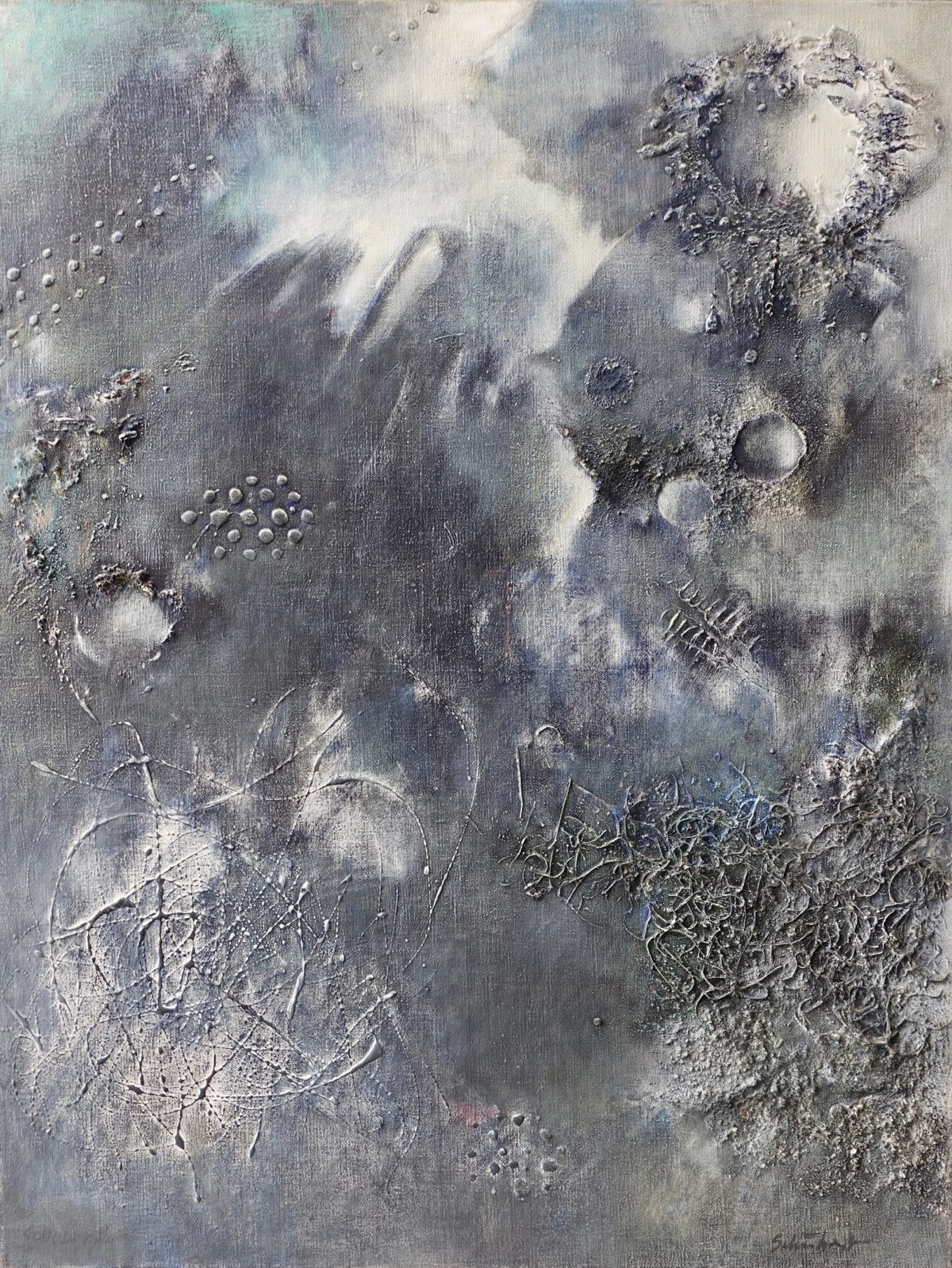 Peter Schubert Dramatische Landschaft 1961